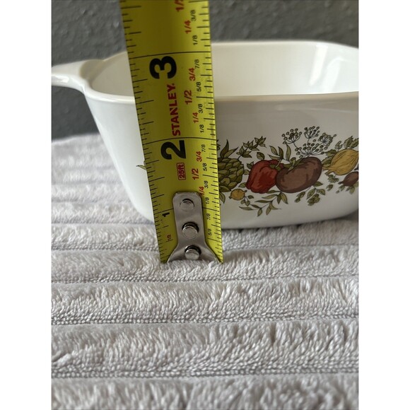 Lot Of Corning Ware 1 3/4 & 2 3/4 Cup Spice Of Life Petite Casseroles, S&P Set - Picture 8 of 16